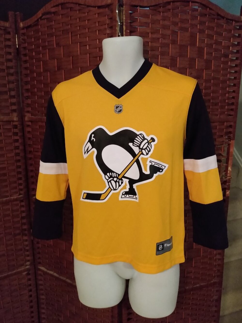 Fanatics Pittsburgh Penguins Hockey Jersey Youth S/M NHL